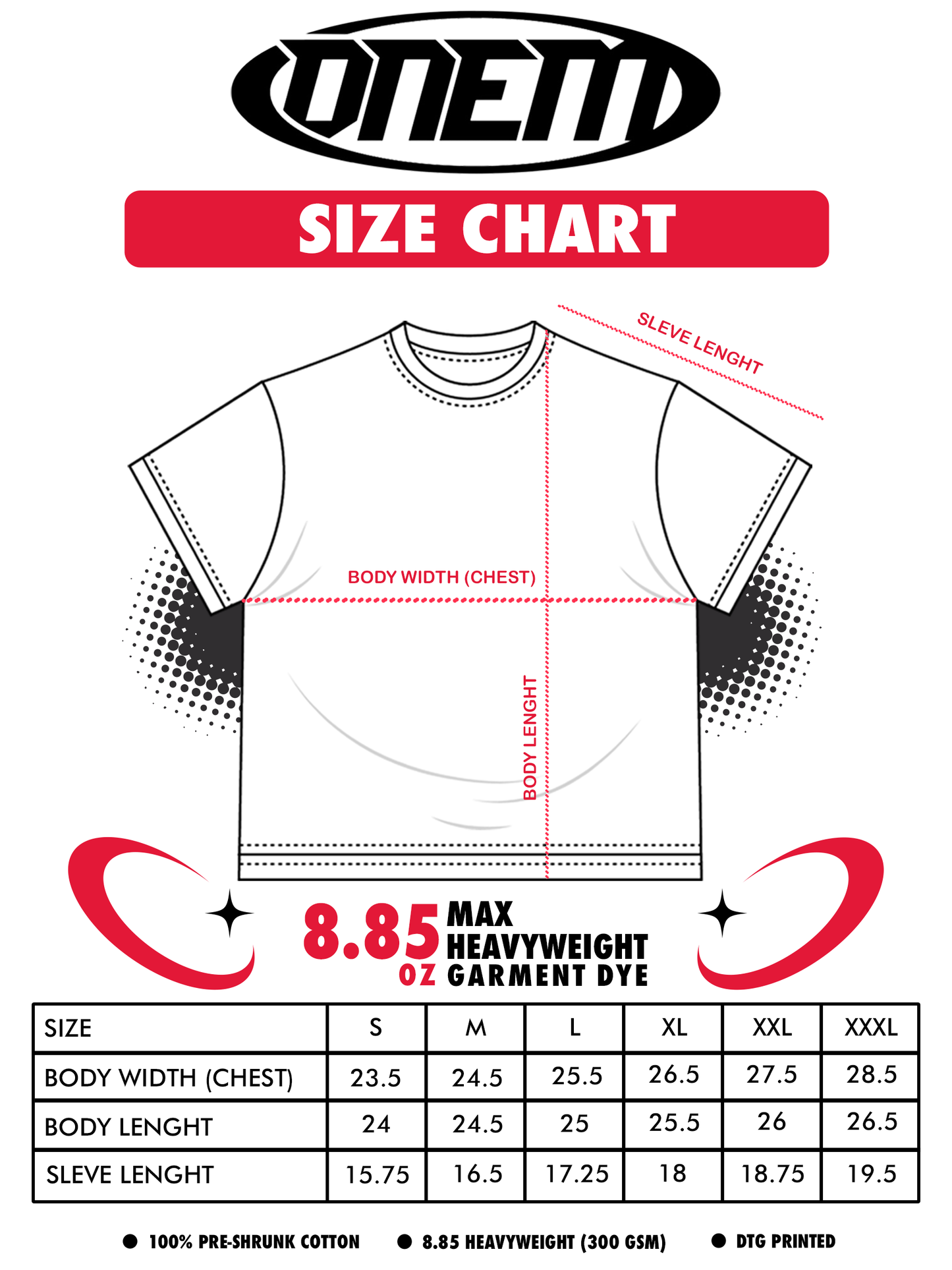 SIZECHARTTT!!!!